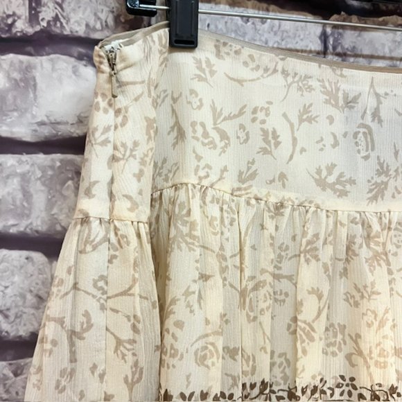 Jones New York Fully Silk Lined Flare Skirt Size Large - Picture 7 of 10